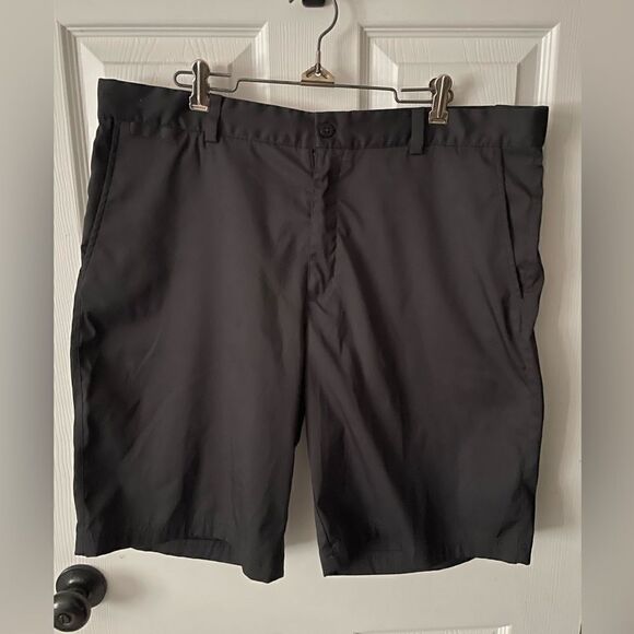 Nike Dri-FIT Flat Front Men's Golf Shorts Tour Performance Black W36 - Picture 1 of 5